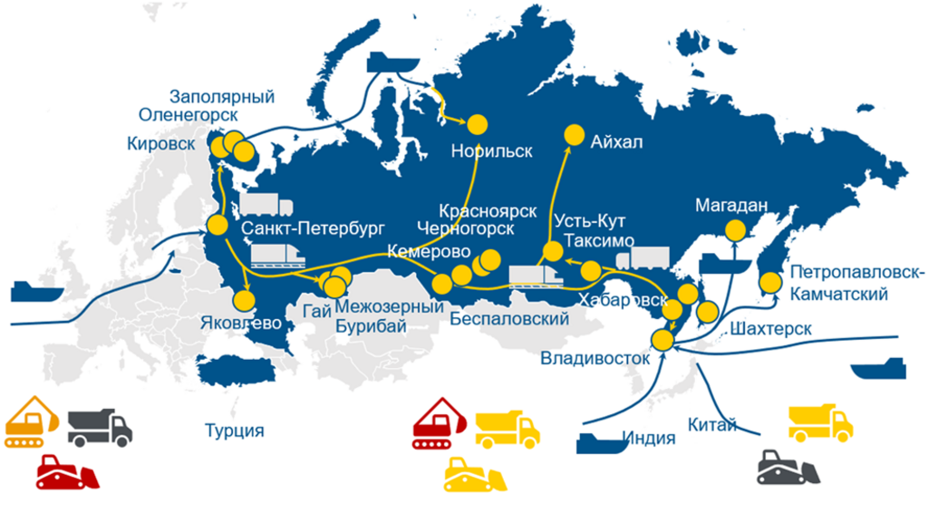Карта транспортных потоков